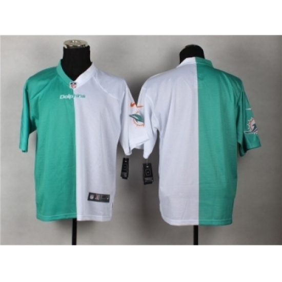 Nike Miami Dolphins blank green white Elite Split NFL Jersey Nike Miami Dolphins blank green white Elite Split NFL Jersey