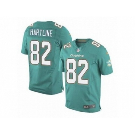 Nike Miami dolphins 82 Brian Hartline green Elite NFL Jersey Nike Miami dolphins 82 Brian Hartline green Elite NFL Jersey