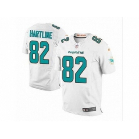 Nike Miami dolphins 82 Brian Hartline white Elite NFL Jersey Nike Miami dolphins 82 Brian Hartline white Elite NFL Jersey