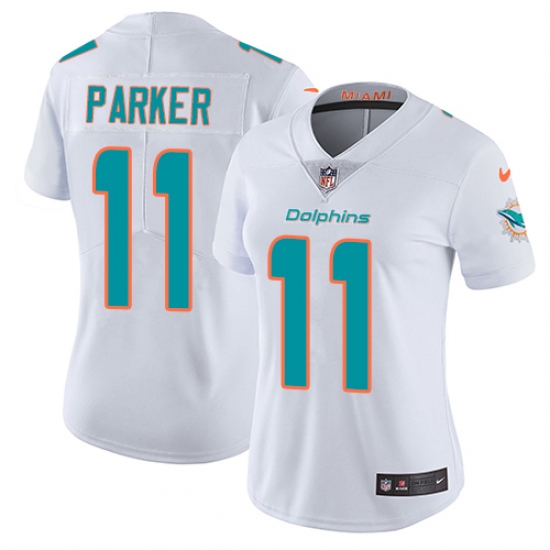 Nike Dolphins #11 DeVante Parker White Womens Stitched NFL Vapor Untouchable Limited Jersey Nike Dolphins #11 DeVante Parker White Womens Stitched NFL Vapor Untouchable Limited Jersey