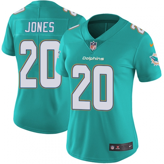 Nike Dolphins #20 Reshad Jones Aqua Green Team Color Womens Stitched NFL Vapor Untouchable Limited Jersey Nike Dolphins #20 Reshad Jones Aqua Green Team Color Womens Stitched NFL Vapor Untouchable Limited Jersey