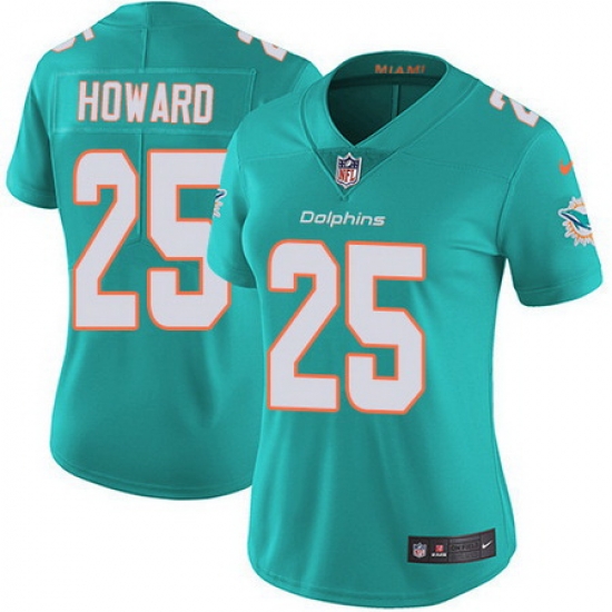 Nike Dolphins 25 Xavien Howard Aqua Green Team Color Womens Stitched NFL Vapor Untouchable Limited Jersey Nike Dolphins 25 Xavien Howard Aqua Green Team Color Womens Stitched NFL Vapor Untouchable Limited Jersey