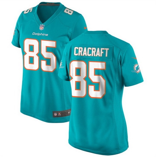 Women Miami Dolphins 85 River Cracraft Aqua Color Rush Stitched Jersey Run Small Women Miami Dolphins 85 River Cracraft Aqua Color Rush Stitched Jersey Run Small