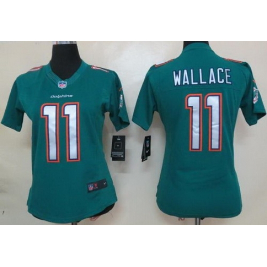 Women Nike Miami Dolphins 11 Mike Wallace Green Limited NFL Jerseys 2013 New Style Women Nike Miami Dolphins 11 Mike Wallace Green Limited NFL Jerseys 2013 New Style