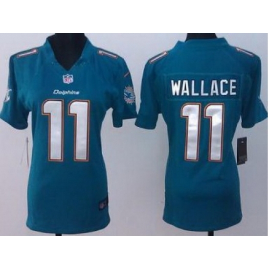 Women Nike Miami Dolphins 11 Mike Wallace Green Limited NFL Jerseys New Style Women Nike Miami Dolphins 11 Mike Wallace Green Limited NFL Jerseys New Style