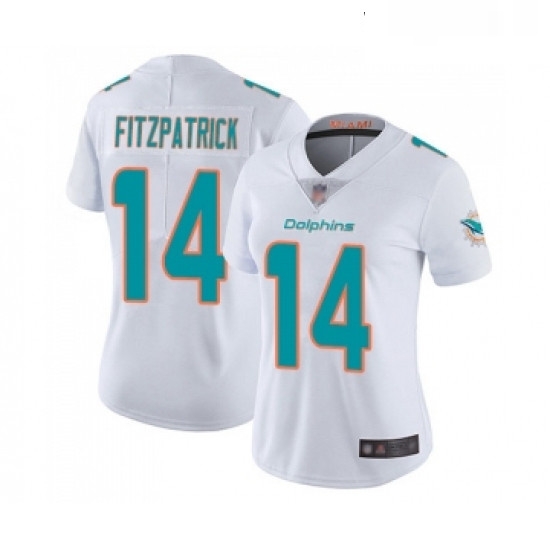 Womens Miami Dolphins 14 Ryan Fitzpatrick White Vapor Untouchable Limited Player Football Jersey Womens Miami Dolphins 14 Ryan Fitzpatrick White Vapor Untouchable Limited Player Football Jersey