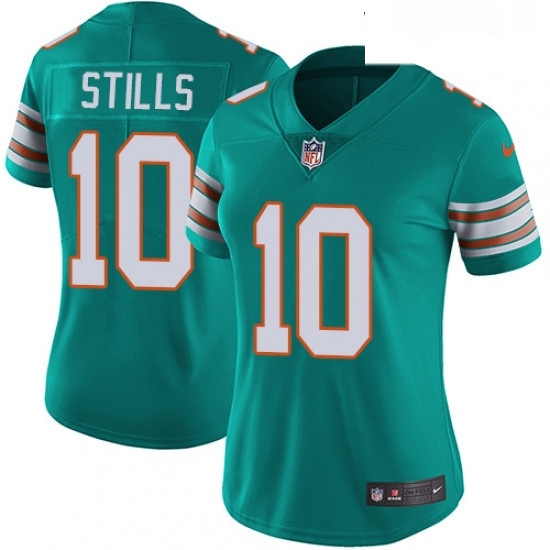 Womens Nike Miami Dolphins 10 Kenny Stills Aqua Green Alternate Vapor Untouchable Limited Player NFL Jersey Womens Nike Miami Dolphins 10 Kenny Stills Aqua Green Alternate Vapor Untouchable Limited Player NFL Jersey