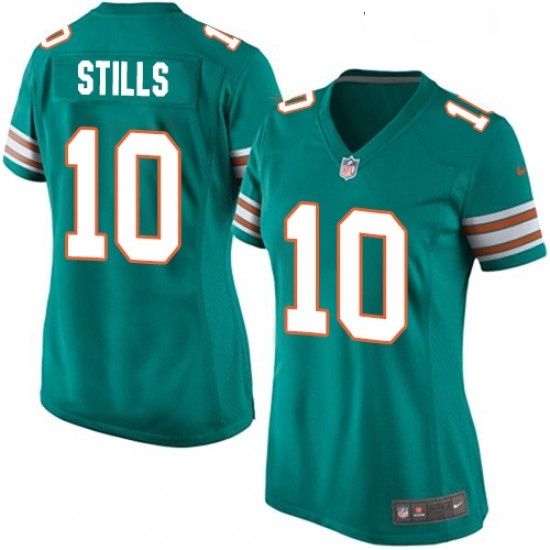 Womens Nike Miami Dolphins 10 Kenny Stills Game Aqua Green Alternate NFL Jersey Womens Nike Miami Dolphins 10 Kenny Stills Game Aqua Green Alternate NFL Jersey