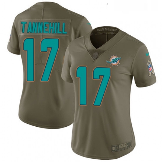Womens Nike Miami Dolphins 17 Ryan Tannehill Limited Olive 2017 Salute to Service NFL Jersey Womens Nike Miami Dolphins 17 Ryan Tannehill Limited Olive 2017 Salute to Service NFL Jersey