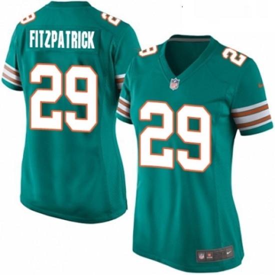 Womens Nike Miami Dolphins 29 Minkah Fitzpatrick Game Aqua Green Alternate NFL Jersey Womens Nike Miami Dolphins 29 Minkah Fitzpatrick Game Aqua Green Alternate NFL Jersey