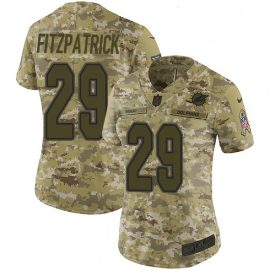 Womens Nike Miami Dolphins 29 Minkah Fitzpatrick Limited Camo 2018 Salute to Service NFL Jersey Womens Nike Miami Dolphins 29 Minkah Fitzpatrick Limited Camo 2018 Salute to Service NFL Jersey