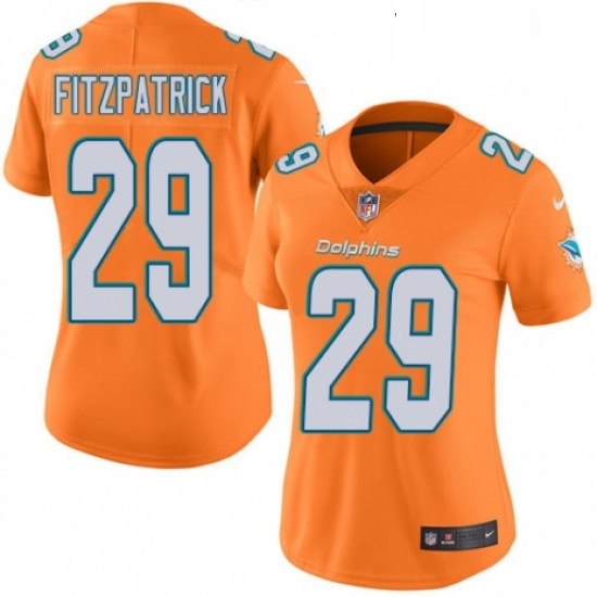 Womens Nike Miami Dolphins 29 Minkah Fitzpatrick Limited Orange Rush Vapor Untouchable NFL Jersey Womens Nike Miami Dolphins 29 Minkah Fitzpatrick Limited Orange Rush Vapor Untouchable NFL Jersey