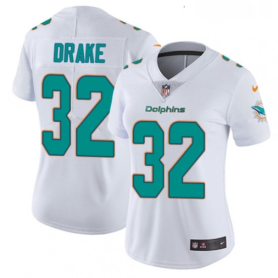 Womens Nike Miami Dolphins 32 Kenyan Drake White Vapor Untouchable Limited Player NFL Jersey Womens Nike Miami Dolphins 32 Kenyan Drake White Vapor Untouchable Limited Player NFL Jersey