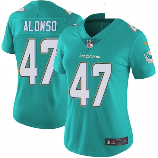 Womens Nike Miami Dolphins 47 Kiko Alonso Aqua Green Team Color Vapor Untouchable Limited Player NFL Jersey Womens Nike Miami Dolphins 47 Kiko Alonso Aqua Green Team Color Vapor Untouchable Limited Player NFL Jersey