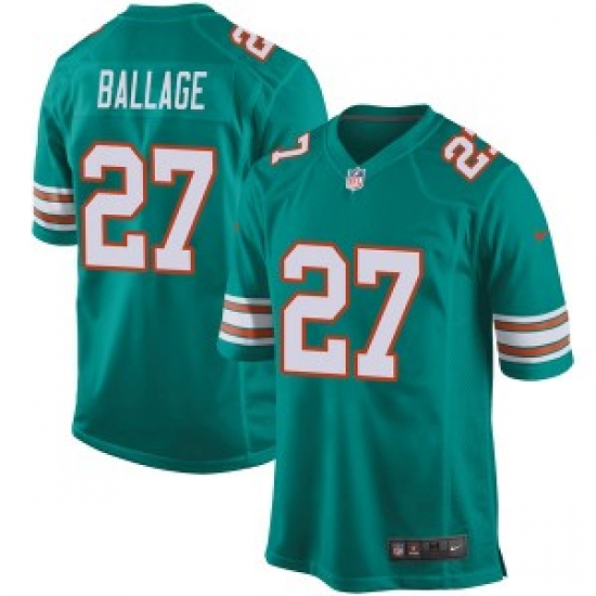 Kalen Ballage Miami Dolphins Youth Game Alternate Nike Jersey Aqua Kalen Ballage Miami Dolphins Youth Game Alternate Nike Jersey Aqua