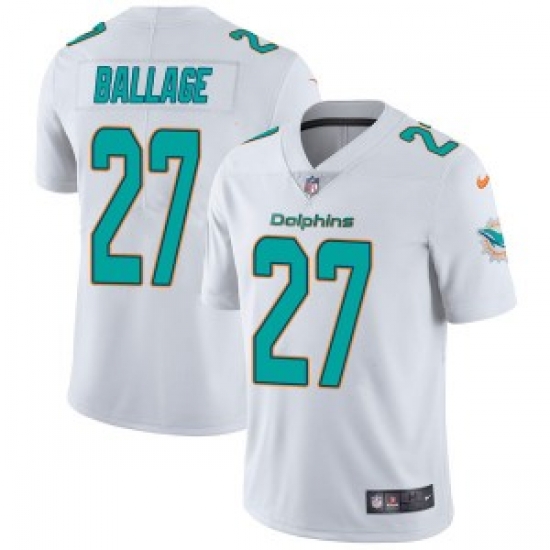 Kalen Ballage Miami Dolphins Youth limited Vapor Untouchable Nike Jersey White Kalen Ballage Miami Dolphins Youth limited Vapor Untouchable Nike Jersey White
