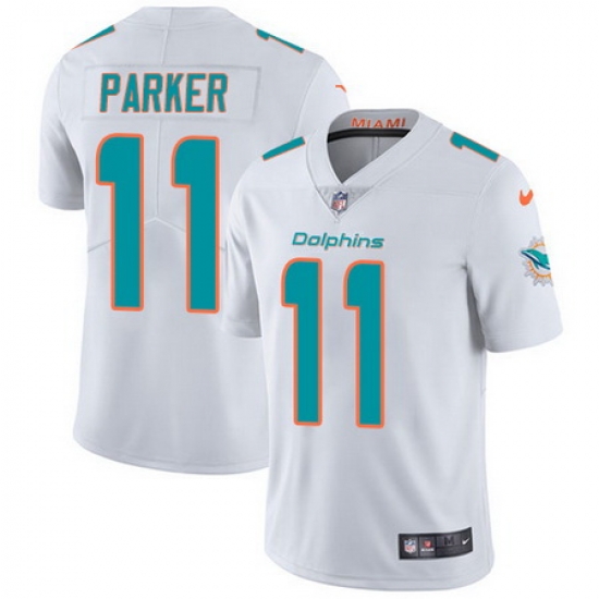 Nike Dolphins #11 DeVante Parker White Youth Stitched NFL Vapor Untouchable Limited Jersey Nike Dolphins #11 DeVante Parker White Youth Stitched NFL Vapor Untouchable Limited Jersey