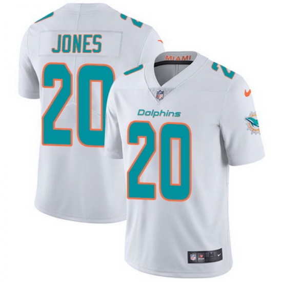 Nike Dolphins #20 Reshad Jones White Youth Stitched NFL Vapor Untouchable Limited Jersey Nike Dolphins #20 Reshad Jones White Youth Stitched NFL Vapor Untouchable Limited Jersey