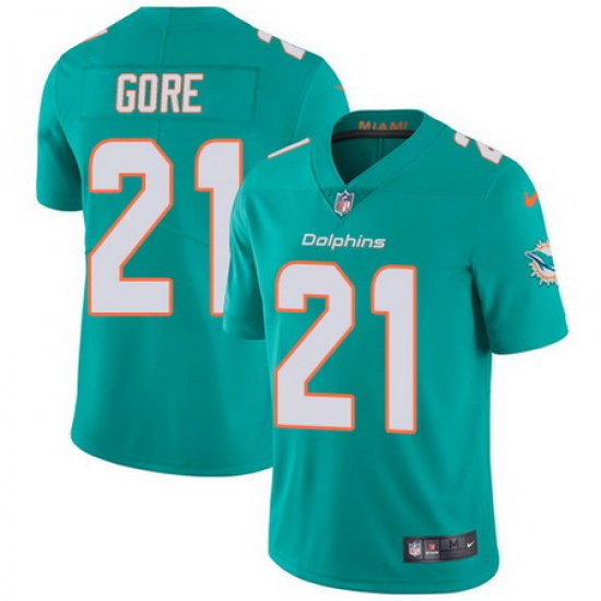 Nike Dolphins #21 Frank Gore Aqua Green Team Color Youth Stitched NFL Vapor Untouchable Limited Jersey Nike Dolphins #21 Frank Gore Aqua Green Team Color Youth Stitched NFL Vapor Untouchable Limited Jersey