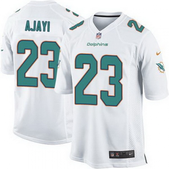 Nike Dolphins #23 Jay Ajayi White Youth Stitched NFL Elite Jersey Nike Dolphins #23 Jay Ajayi White Youth Stitched NFL Elite Jersey