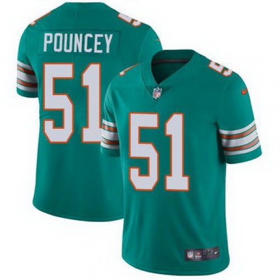 Nike Dolphins #51 Mike Pouncey Aqua Green Alternate Youth Stitched NFL Vapor Untouchable Limited Jersey Nike Dolphins #51 Mike Pouncey Aqua Green Alternate Youth Stitched NFL Vapor Untouchable Limited Jersey