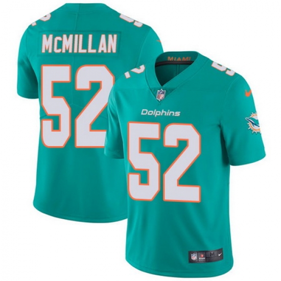 Nike Dolphins #52 Raekwon McMillan Aqua Green Team Color Youth Stitched NFL Vapor Untouchable Limited Jersey Nike Dolphins #52 Raekwon McMillan Aqua Green Team Color Youth Stitched NFL Vapor Untouchable Limited Jersey