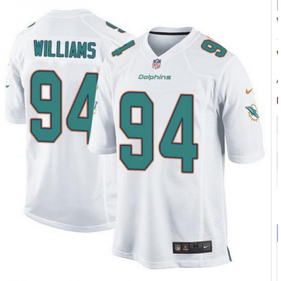 Nike Dolphins #94 Mario Williams White Youth Stitched NFL Elite Jersey Nike Dolphins #94 Mario Williams White Youth Stitched NFL Elite Jersey
