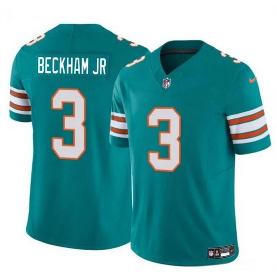 Youth Miami Dolphins 3 Odell Beckham Jr Aqua 2023 F U S E Alternate Vapor Limited Stitched Football Jersey Youth Miami Dolphins 3 Odell Beckham Jr Aqua 2023 F U S E Alternate Vapor Limited Stitched Football Jersey