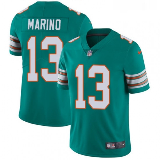 Youth Nike Miami Dolphins 13 Dan Marino Aqua Green Alternate Vapor Untouchable Limited Player NFL Jersey Youth Nike Miami Dolphins 13 Dan Marino Aqua Green Alternate Vapor Untouchable Limited Player NFL Jersey