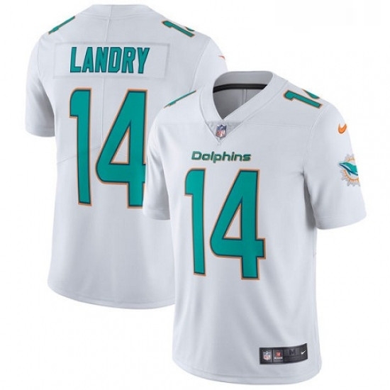 Youth Nike Miami Dolphins 14 Jarvis Landry Elite White NFL Jersey Youth Nike Miami Dolphins 14 Jarvis Landry Elite White NFL Jersey