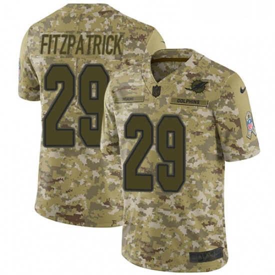 Youth Nike Miami Dolphins 29 Minkah Fitzpatrick Limited Camo 2018 Salute to Service NFL Jersey Youth Nike Miami Dolphins 29 Minkah Fitzpatrick Limited Camo 2018 Salute to Service NFL Jersey