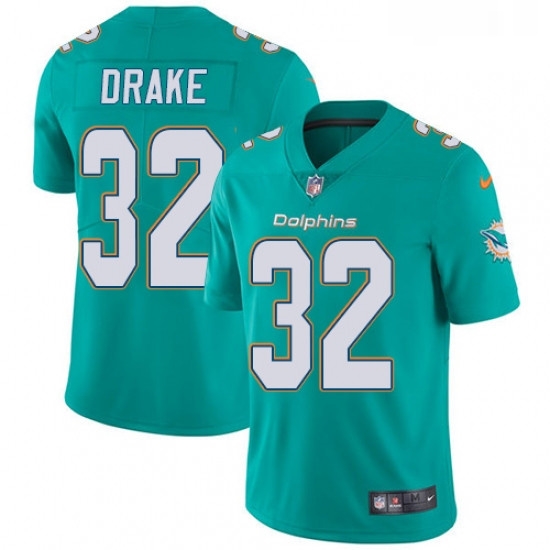 Youth Nike Miami Dolphins 32 Kenyan Drake Aqua Green Team Color Vapor Untouchable Limited Player NFL Jersey Youth Nike Miami Dolphins 32 Kenyan Drake Aqua Green Team Color Vapor Untouchable Limited Player NFL Jersey
