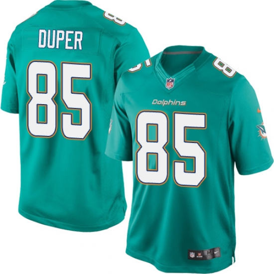 Youth Nike Miami Dolphins #85 Mark Duper Limited Aqua Green Team Color NFL Jersey Youth Nike Miami Dolphins #85 Mark Duper Limited Aqua Green Team Color NFL Jersey