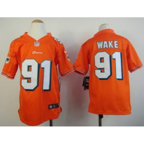 Youth Nike Miami Dolphins 91 Cameron Wake Orange Nike NFL Jerseys Youth Nike Miami Dolphins 91 Cameron Wake Orange Nike NFL Jerseys