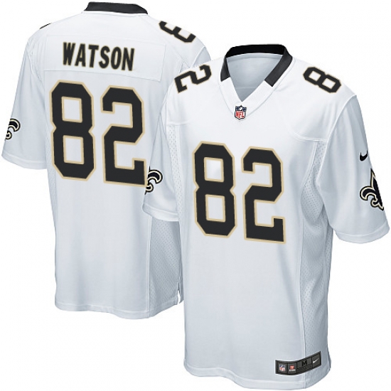 Game Nike White Mens Benjamin Watson Road Jersey NFL 82 New Orleans Saints Game Nike White Mens Benjamin Watson Road Jersey NFL 82 New Orleans Saints