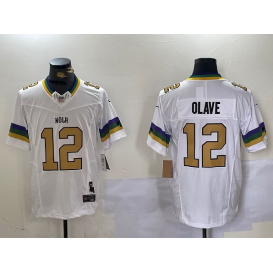 Men New Orleans Saints 12 Chris Olave BlackWhite 1987 Legacy Cool Base Stitched Baseball Jersey Men New Orleans Saints 12 Chris Olave BlackWhite 1987 Legacy Cool Base Stitched Baseball Jersey