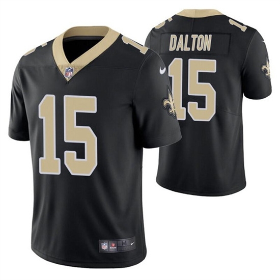 Men New Orleans Saints 15 Rex Burkhead Black Vapor Limited Stitched Jersey Men New Orleans Saints 15 Rex Burkhead Black Vapor Limited Stitched Jersey