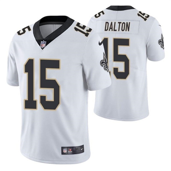 Men New Orleans Saints 15 Rex Burkhead White Vapor Limited Stitched Jersey Men New Orleans Saints 15 Rex Burkhead White Vapor Limited Stitched Jersey