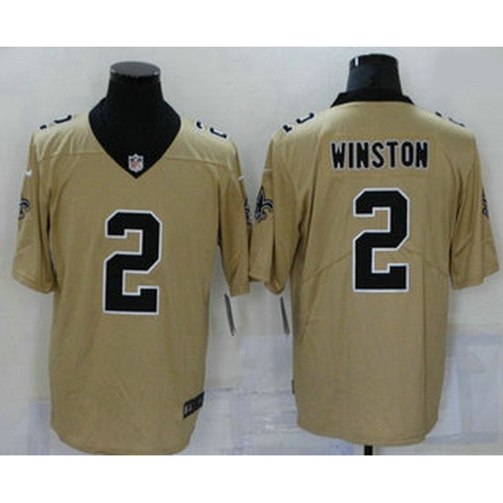 Men New Orleans Saints 2 Jameis Winston Gold 2019 Inverted Legend Stitched NFL Nike Limited Jersey Men New Orleans Saints 2 Jameis Winston Gold 2019 Inverted Legend Stitched NFL Nike Limited Jersey