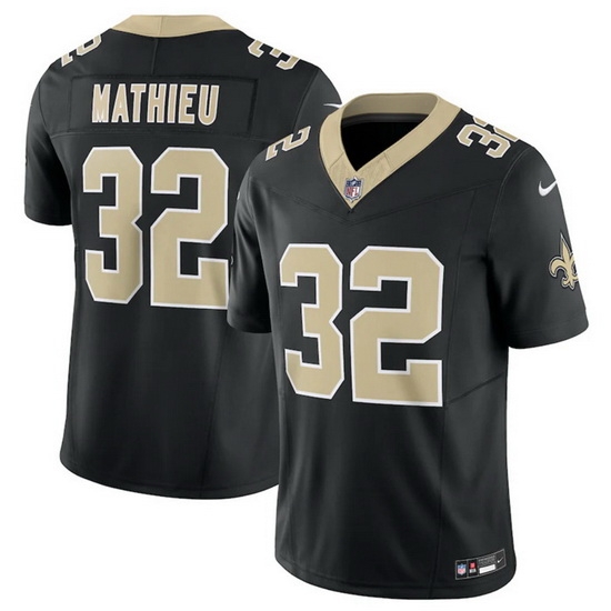 Men New Orleans Saints 32 Tyrann Mathieu Black 2023 F.U.S.E. Vapor Untouchable Limited Stitched Jersey Men New Orleans Saints 32 Tyrann Mathieu Black 2023 F.U.S.E. Vapor Untouchable Limited Stitched Jersey