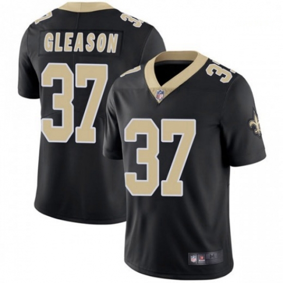 Men New Orleans Saints 37 Steve Gleason Black Vapor Limited Jersey Men New Orleans Saints 37 Steve Gleason Black Vapor Limited Jersey