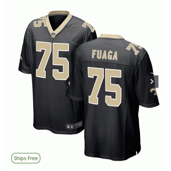 Men New Orleans Saints 75 Taliese Fuaga Black Vapor Limited Stitched Football Jersey Men New Orleans Saints 75 Taliese Fuaga Black Vapor Limited Stitched Football Jersey