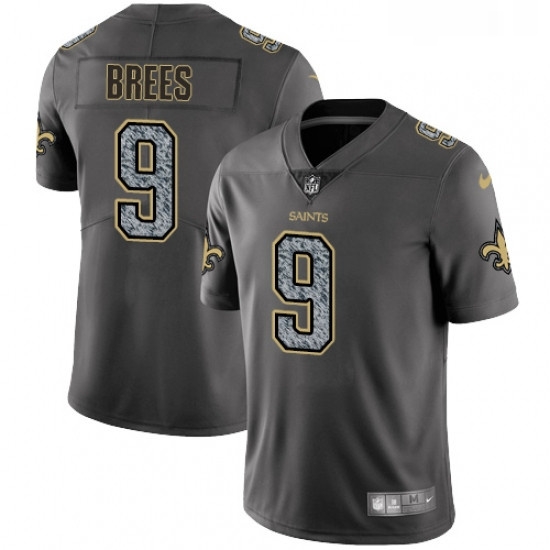 Mens Nike New Orleans Saints 9 Drew Brees Gray Static Vapor Untouchable Limited NFL Jersey Mens Nike New Orleans Saints 9 Drew Brees Gray Static Vapor Untouchable Limited NFL Jersey