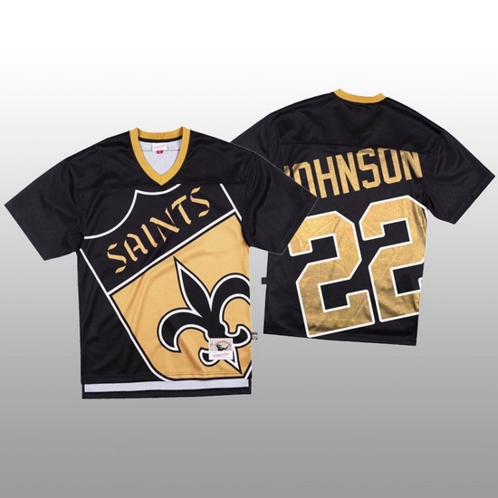 NFL New Orleans Saints 22 C J Gardner Johnson Black Men Mitchell 26 Nell Big Face Fashion Limited NFL Jersey NFL New Orleans Saints 22 C J Gardner Johnson Black Men Mitchell 26 Nell Big Face Fashion Limited NFL Jersey