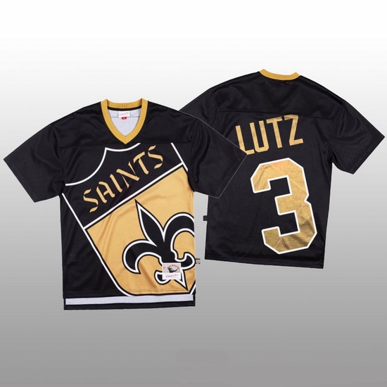 NFL New Orleans Saints 3 Wil Lutz Black Men Mitchell 26 Nell Big Face Fashion Limited NFL Jersey NFL New Orleans Saints 3 Wil Lutz Black Men Mitchell 26 Nell Big Face Fashion Limited NFL Jersey