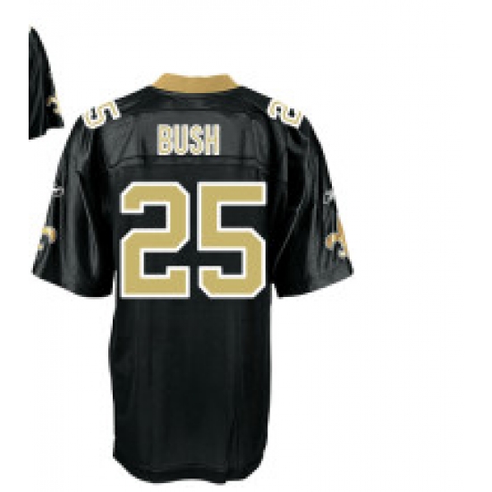 New Orleans Saints 25 Reggie Bush black mens Elite new jersey New Orleans Saints 25 Reggie Bush black mens Elite new jersey