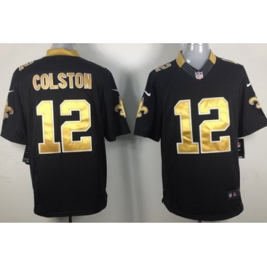 Nike New Orleans Saints 12 Marques Colston Black LIMITED NFL Jersey Nike New Orleans Saints 12 Marques Colston Black LIMITED NFL Jersey