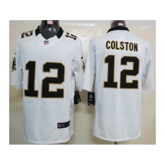Nike New Orleans Saints 12 Marques Colston White LIMITED NFL Jersey Nike New Orleans Saints 12 Marques Colston White LIMITED NFL Jersey
