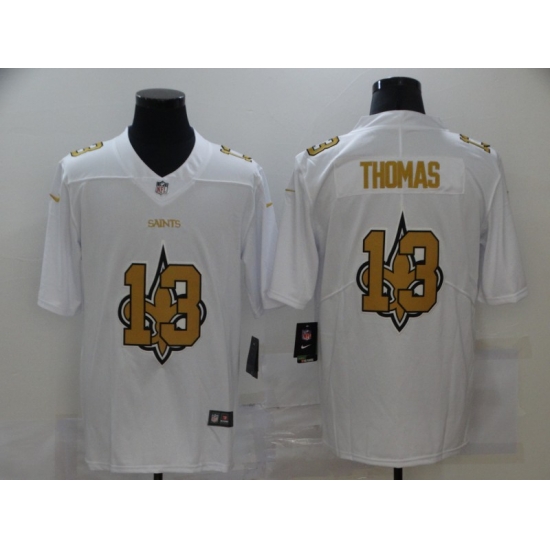 Nike New Orleans Saints 13 Michael Thomas White Shadow Logo Limited Jersey Nike New Orleans Saints 13 Michael Thomas White Shadow Logo Limited Jersey
