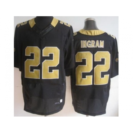 Nike New Orleans Saints 22 Mark Ingram Black Elite NFL Jersey Nike New Orleans Saints 22 Mark Ingram Black Elite NFL Jersey
